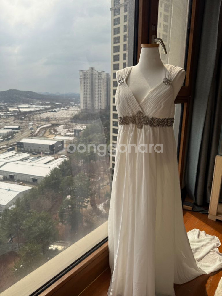 만삭 촬영 임산부 드레스 55 66 셀프웨딩드레스 웨딩--1