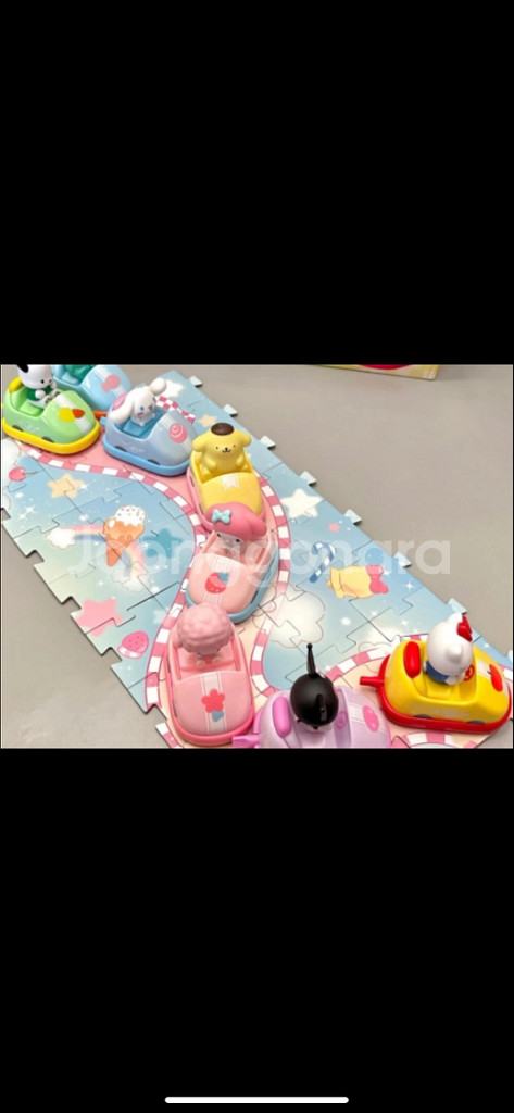 새상품) 산리오 가챠 범퍼카 피규어 6종--3