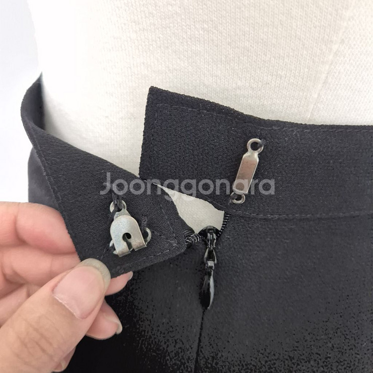 하객룩 머메이드 플레어 롱 스커트 32인치--3