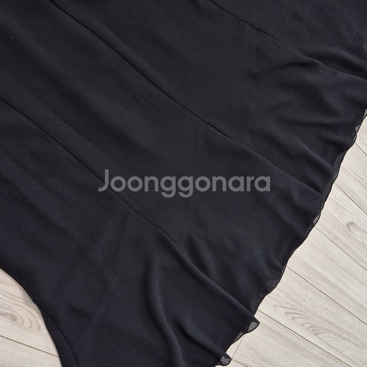 하객룩 머메이드 플레어 롱 스커트 32인치--5