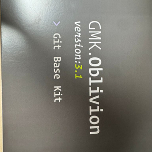 GMK oblivion Git base kit 3.1