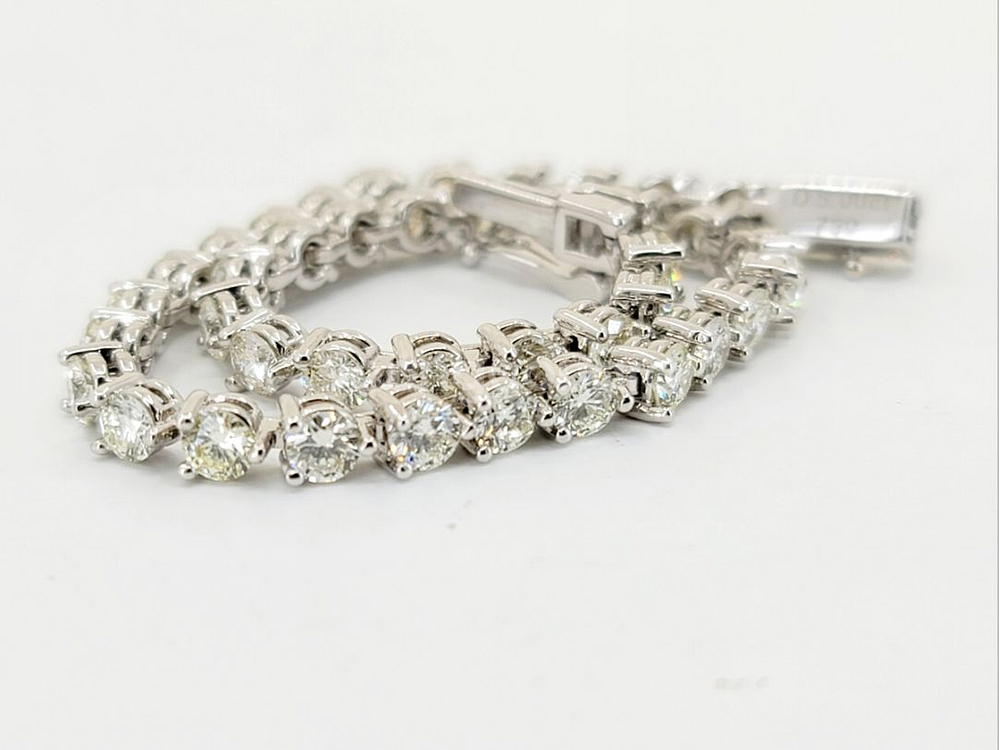 1부 테니스팔찌(천연다이아 18k 총5ct)--2