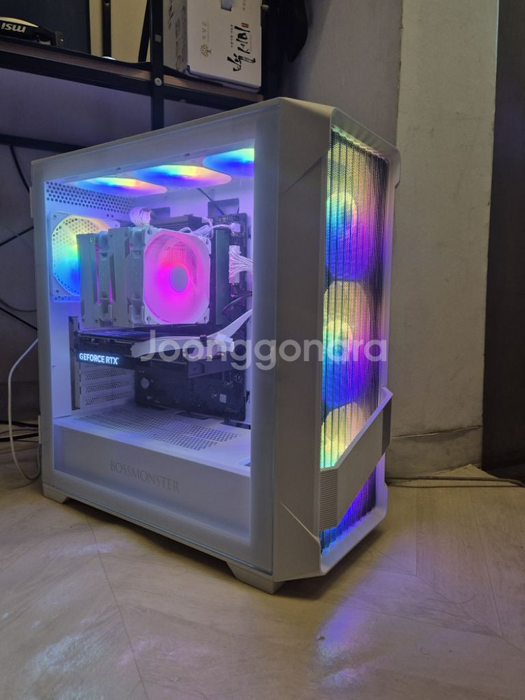 라이젠 7800x3d RTX4070 화이트 게이밍 본체--3