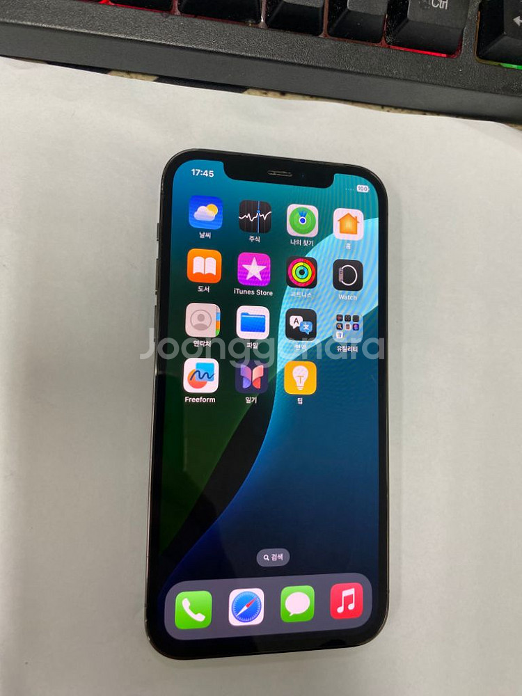 아이폰12프로 그래파이트 A급 128GB 무잔상100%--1