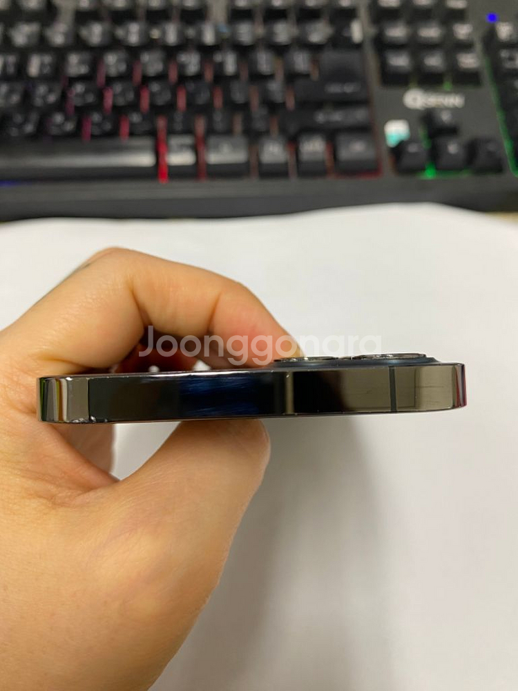 아이폰12프로 그래파이트 A급 128GB 무잔상100%--3