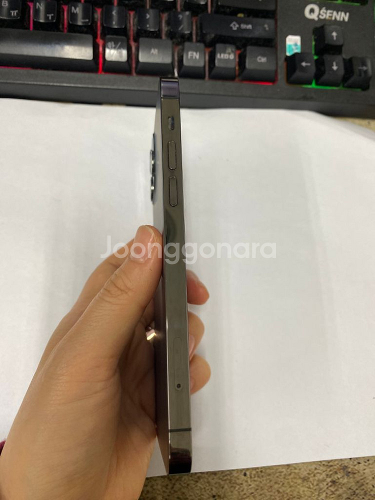 아이폰12프로 그래파이트 A급 128GB 무잔상100%--4