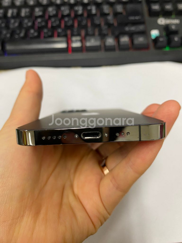아이폰12프로 그래파이트 A급 128GB 무잔상100%--6