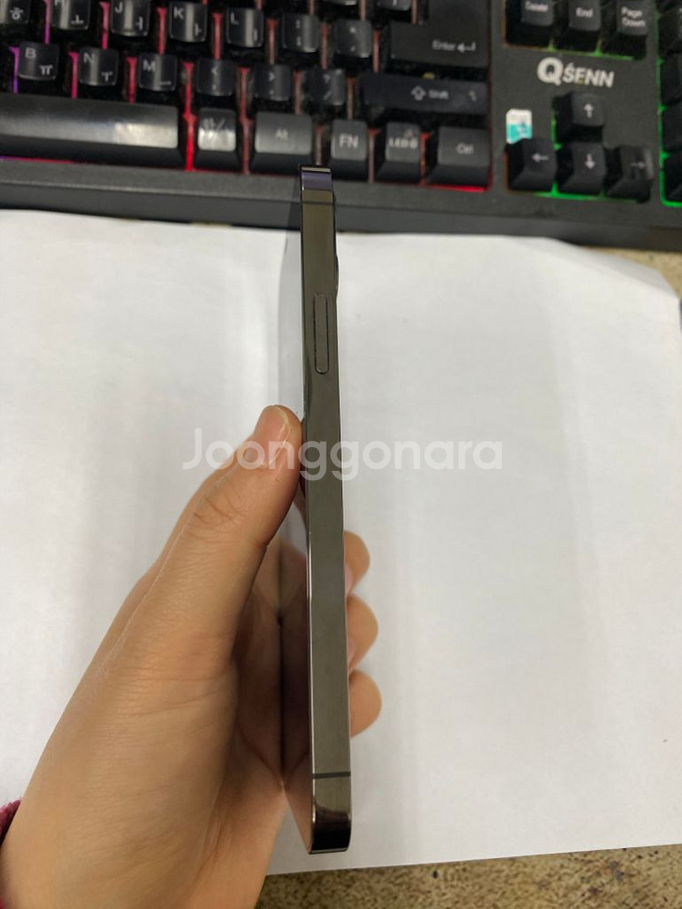 아이폰12프로 그래파이트 A급 128GB 무잔상100%--5
