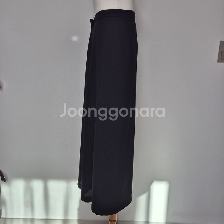 H라인 랩 스타일 롱스커트 32인치--1