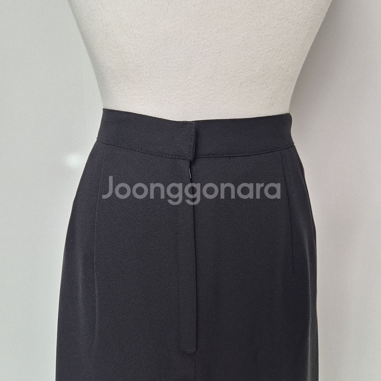 H라인 랩 스타일 롱스커트 32인치--3
