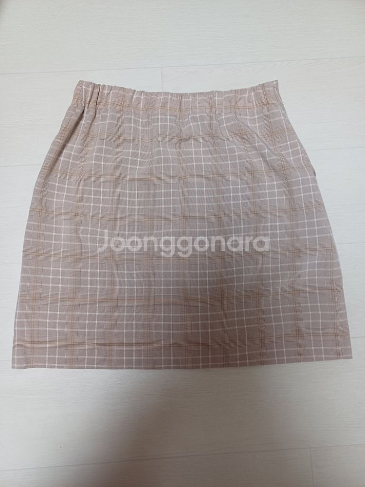 임블리 핑크 체크 치마바지 M--1