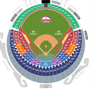 3/25 LG 한화이글스 3루 레드석 4연석 통로자리