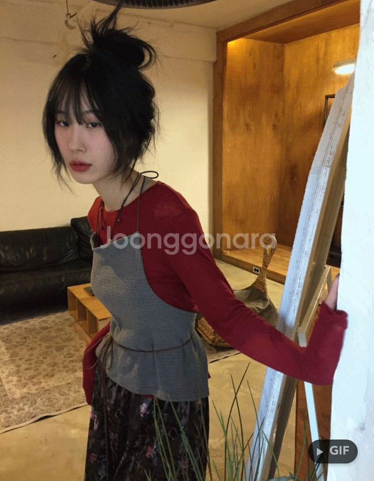모래하우스 클로버 비즈 탑, 요츠바 폴라 하프티--3