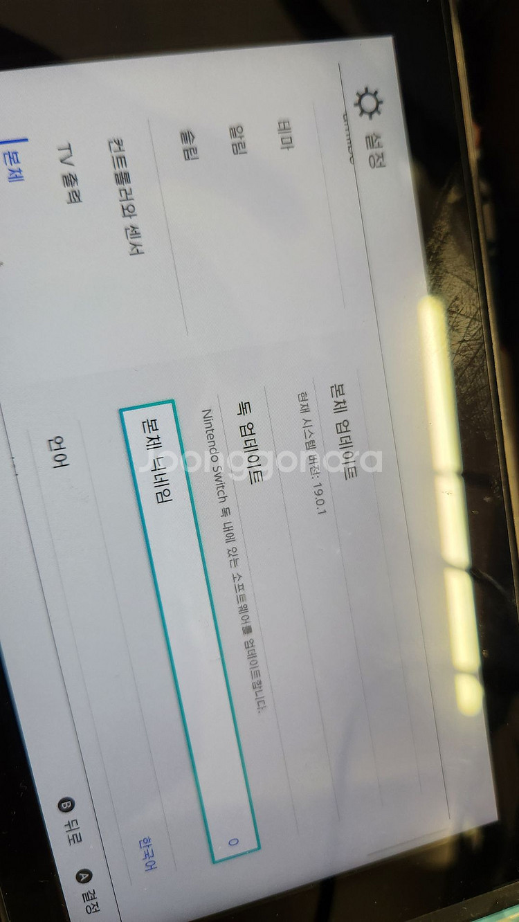 닌텐도 스위치 동물의숲 에디션 커펌 가능 버전--3
