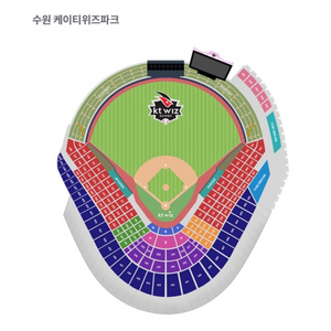 3/23 kt위즈 vs 한화 3루응원120블럭 2연석