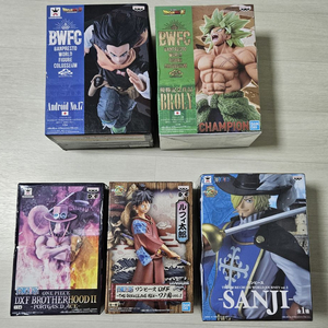 드레곤볼, 원피스 피규어 5종