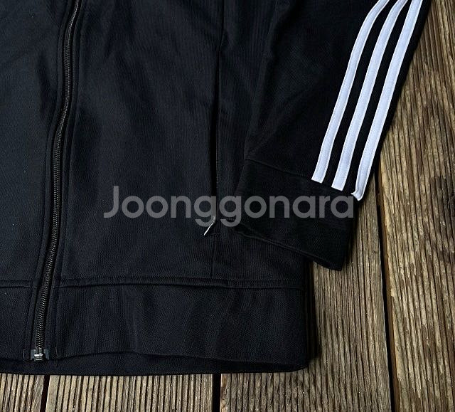 아디다스 블랙 검정 유로파 트랙탑 져지집업 100/L--2