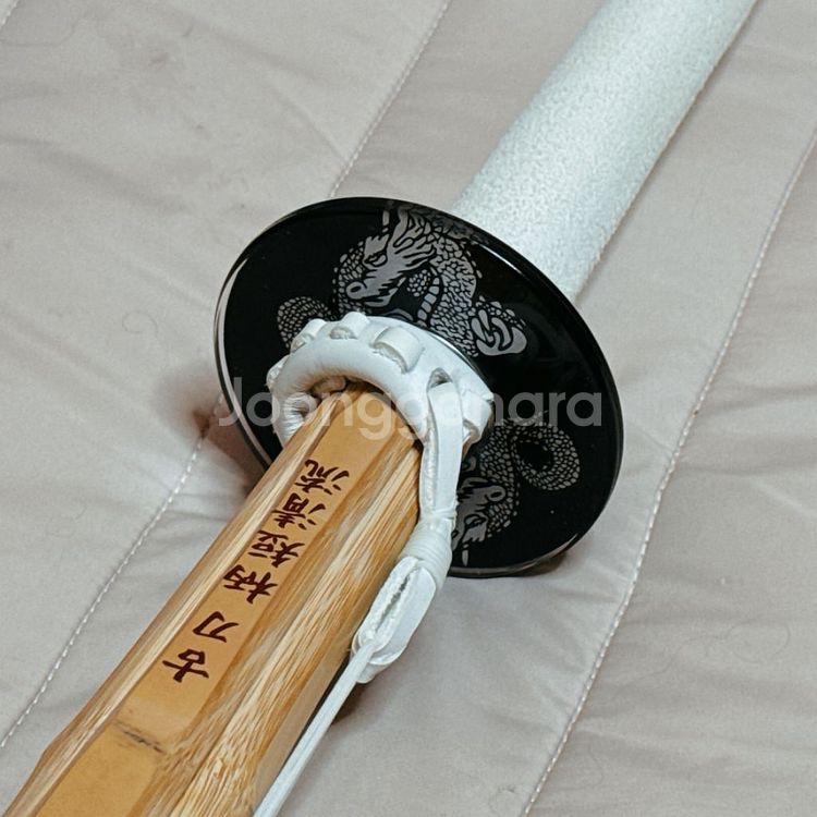청류 병단 고도형 죽도 + 일제 코등이 + 코등이받침--1