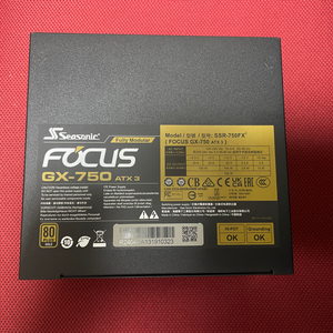 (pc파워)시소닉 FOCUS GX-750 파워서플라