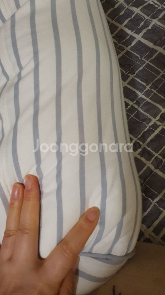 침대틈새쿠션 커버총3개 포함 185센치--2