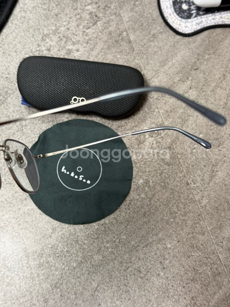 백산안경 티탄 st 윌링턴 웰링턴 무광 실버--1