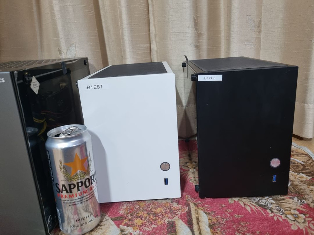 미니ITX 케이스 + h310보드 정격파워 데스크탑 이미지