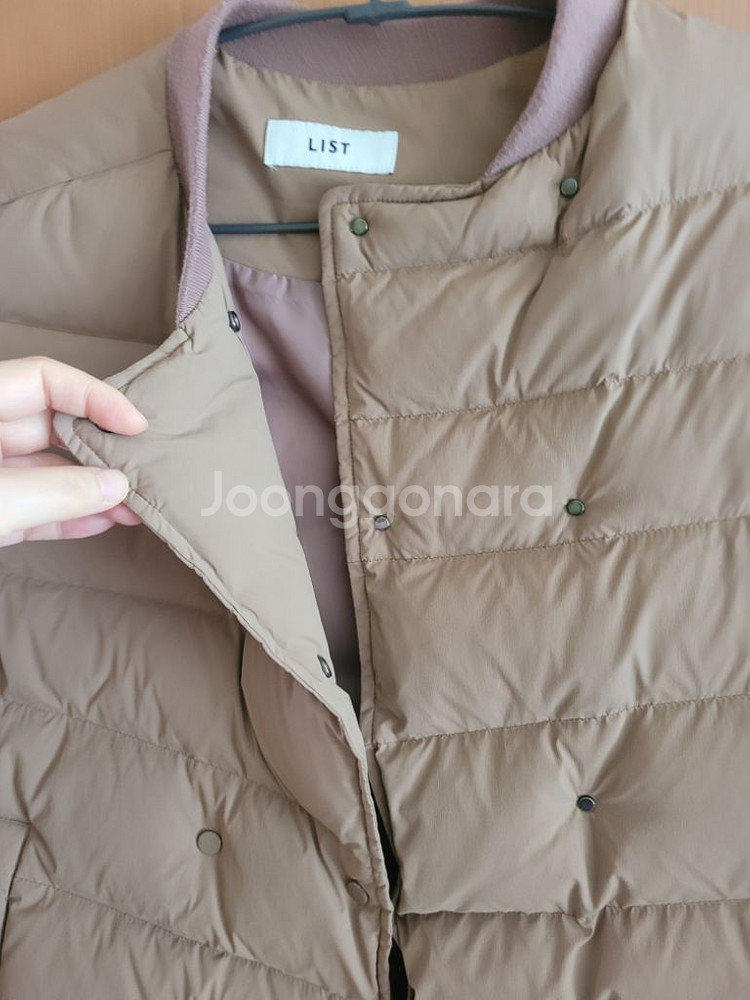 리스트 오리털조끼--1