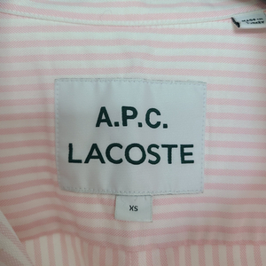 APC LACOSTE 셔츠 원피스 XS 반값택포