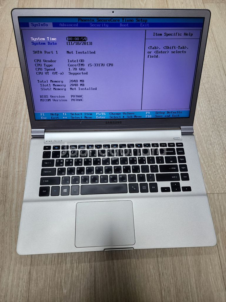 삼성노트북 nt900x4d-a58 부품용으로 팝니다--1
