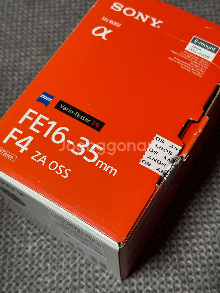 (카메라/렌즈) 소니 16-35 ZA F4 렌즈 A급--3