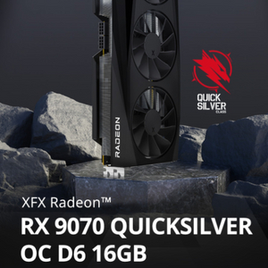 XFX RX 9070 퀵실버 OC D6 16GB