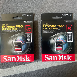 샌디스크 sdxc extreme pro v60 256g