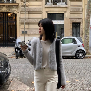 베뉴엣 Manon Jacket_Bluish Gra