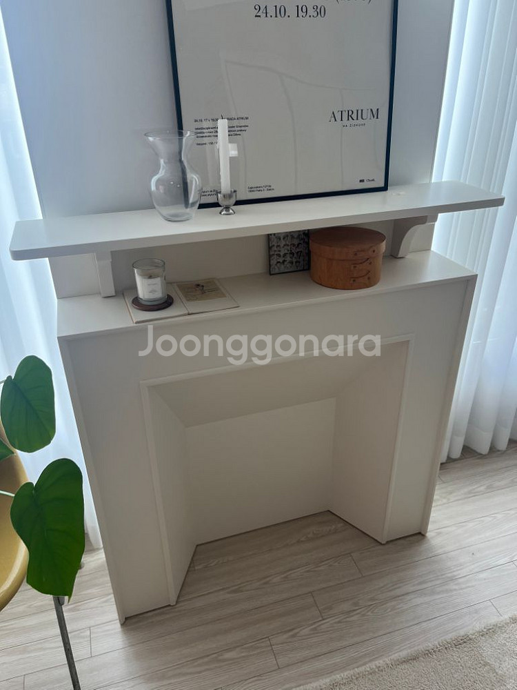브릭나인 벽난로 콘솔 장식장 수납장--1
