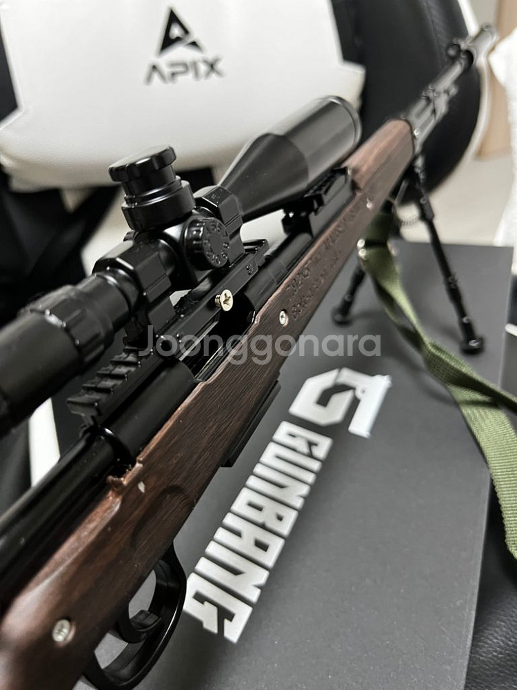 카구팔 kar98 진짜 나무 진짜 메탈 피규어 풀박스--1