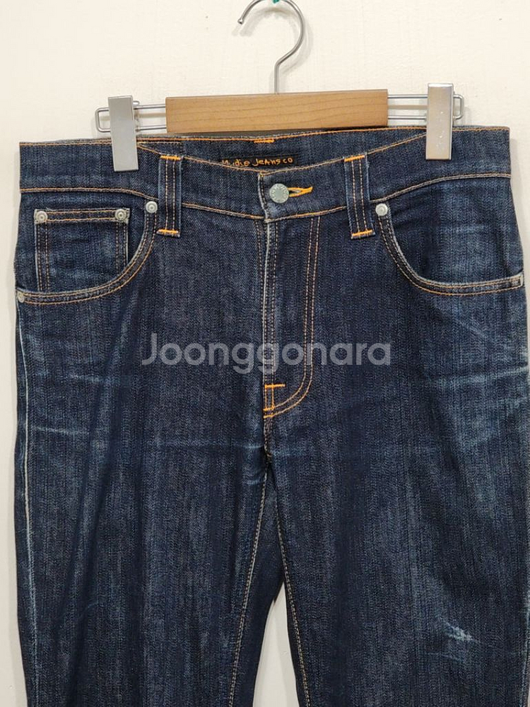 (31) 누디진 씬핀 청바지 진청 데님팬츠 스판 슬림핏--1