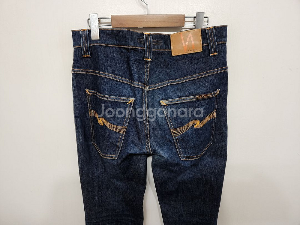 (31) 누디진 씬핀 청바지 진청 데님팬츠 스판 슬림핏--6