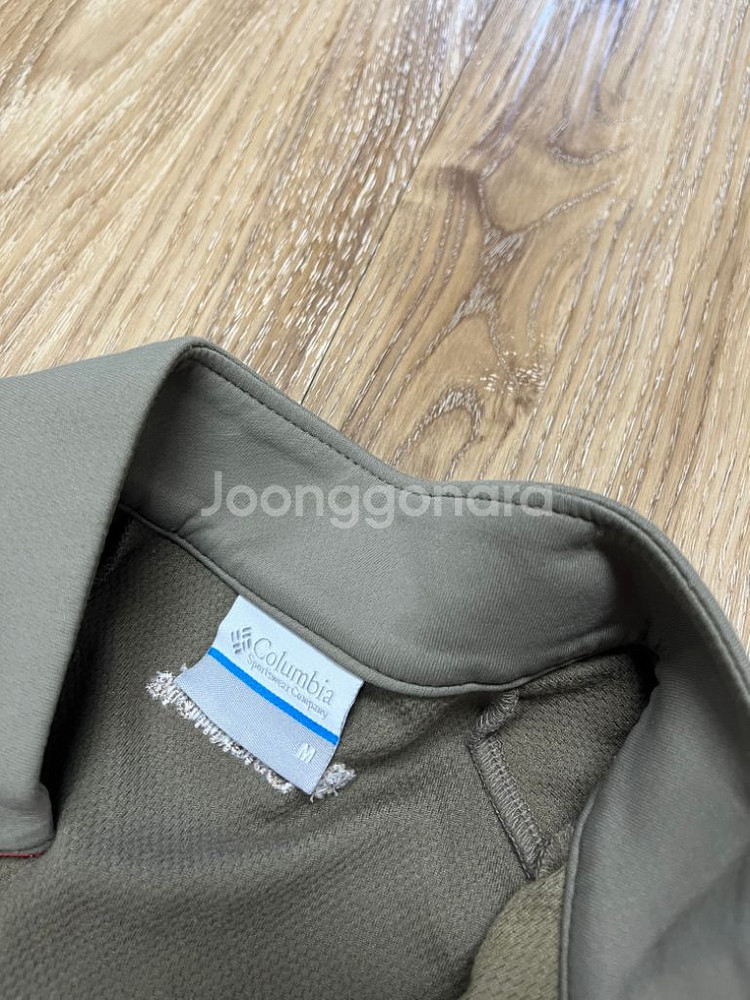 컬럼비아 아웃도어 반집업 티 M 우먼스--4
