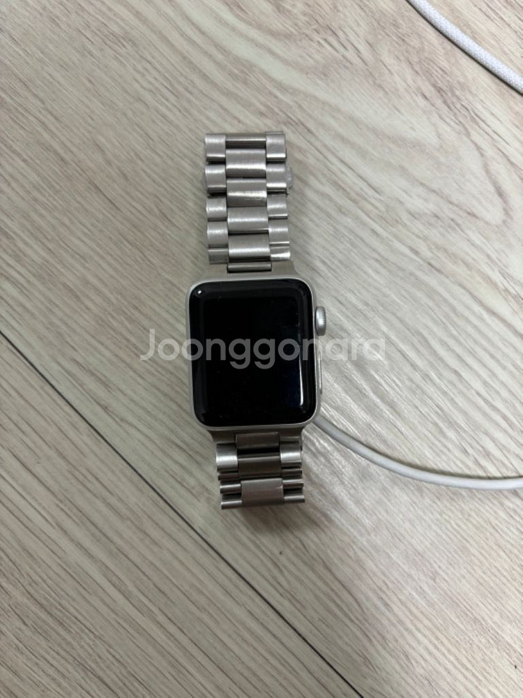 애플워치3 38mm 실버--0