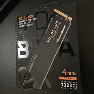 sn850x 4tb ssd 미개봉 새제품 nvme