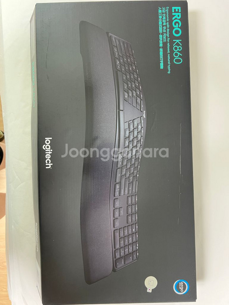 로지텍 ERGO K860 인체공학 키보드--1