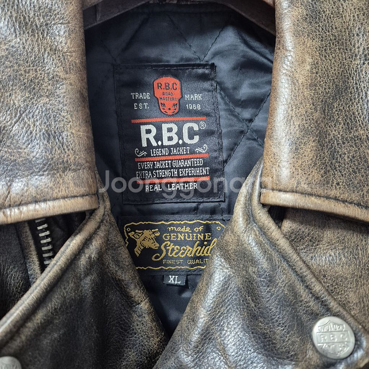 RBC 가죽 라이더자켓 XL--1
