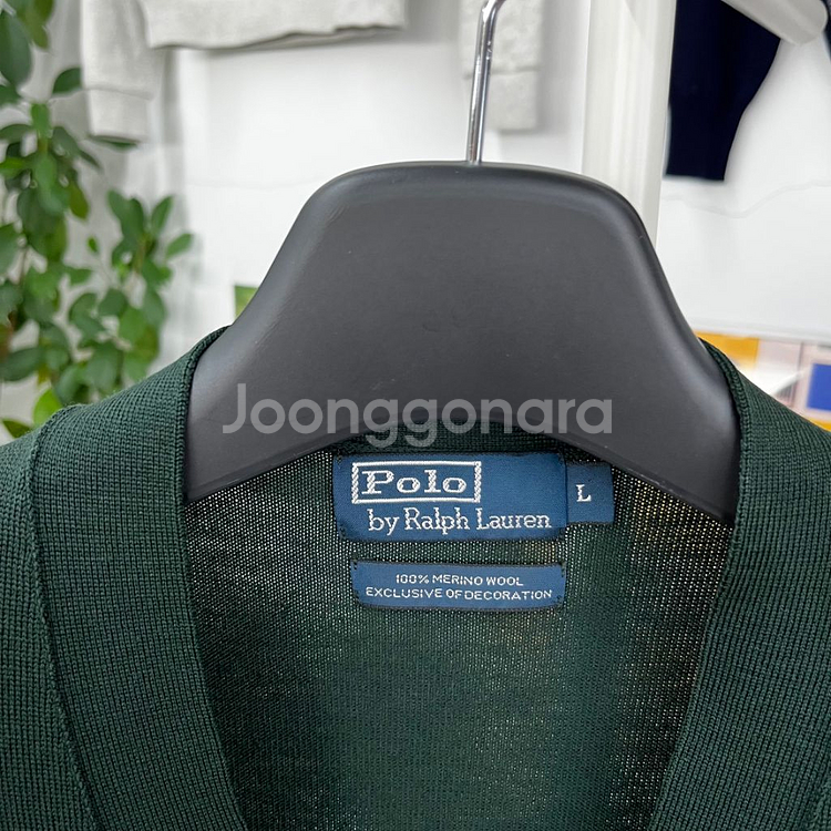 폴로랄프로렌 메리노울 가디건 L--2