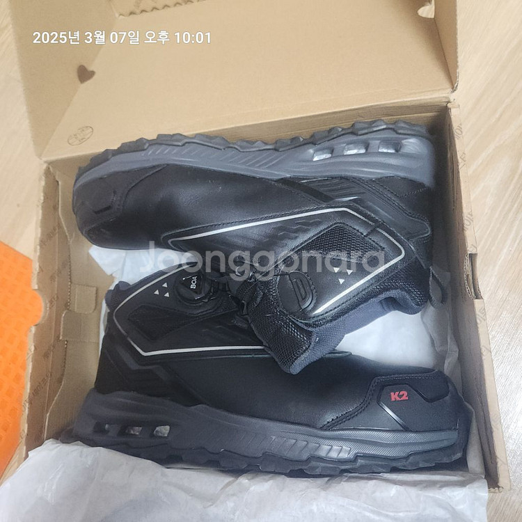 k2 안전화 판매합니다.거의 새거--0