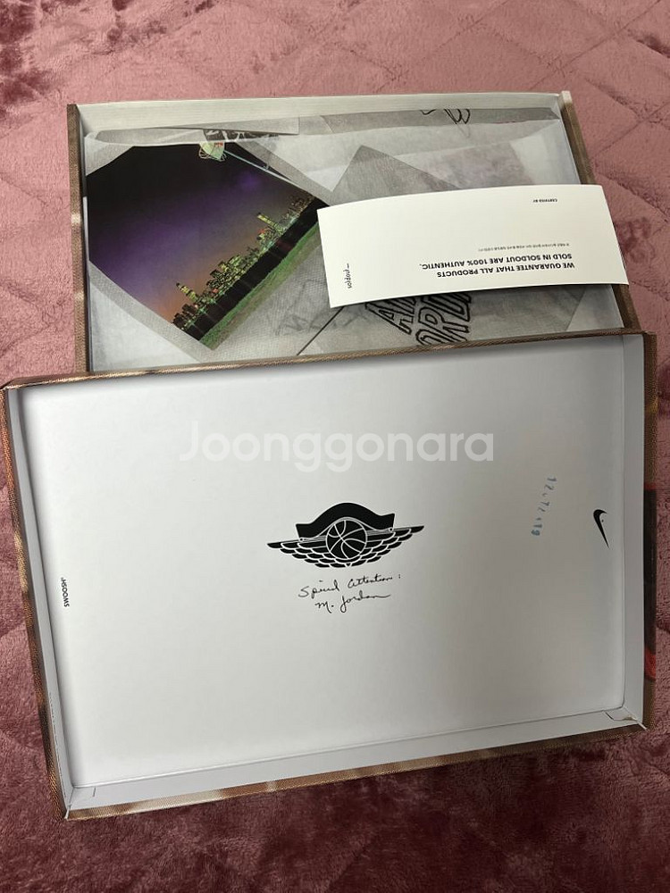 정가양도)나이키 조던1하이 블랙토 270,240--2