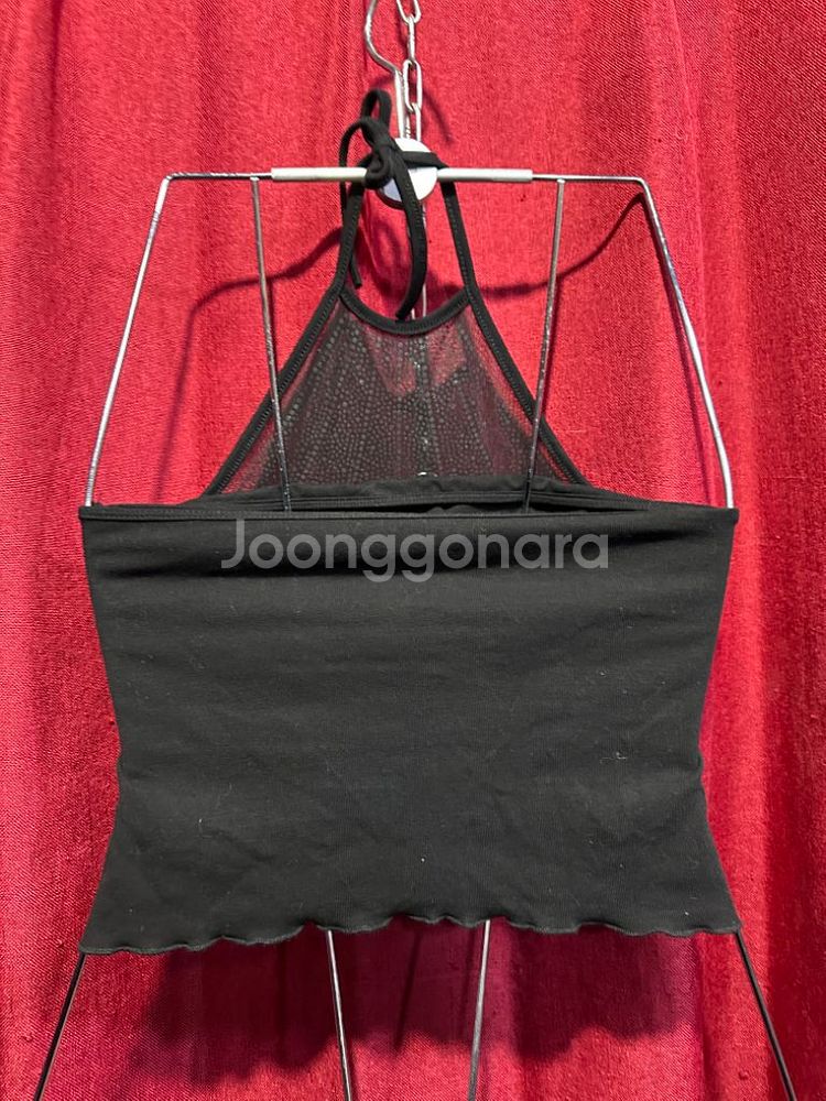 댄스복 큐빅 홀터넥 FREE--1