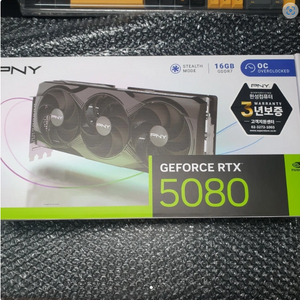 PNY 지포스 RTX 5080 OC 한성