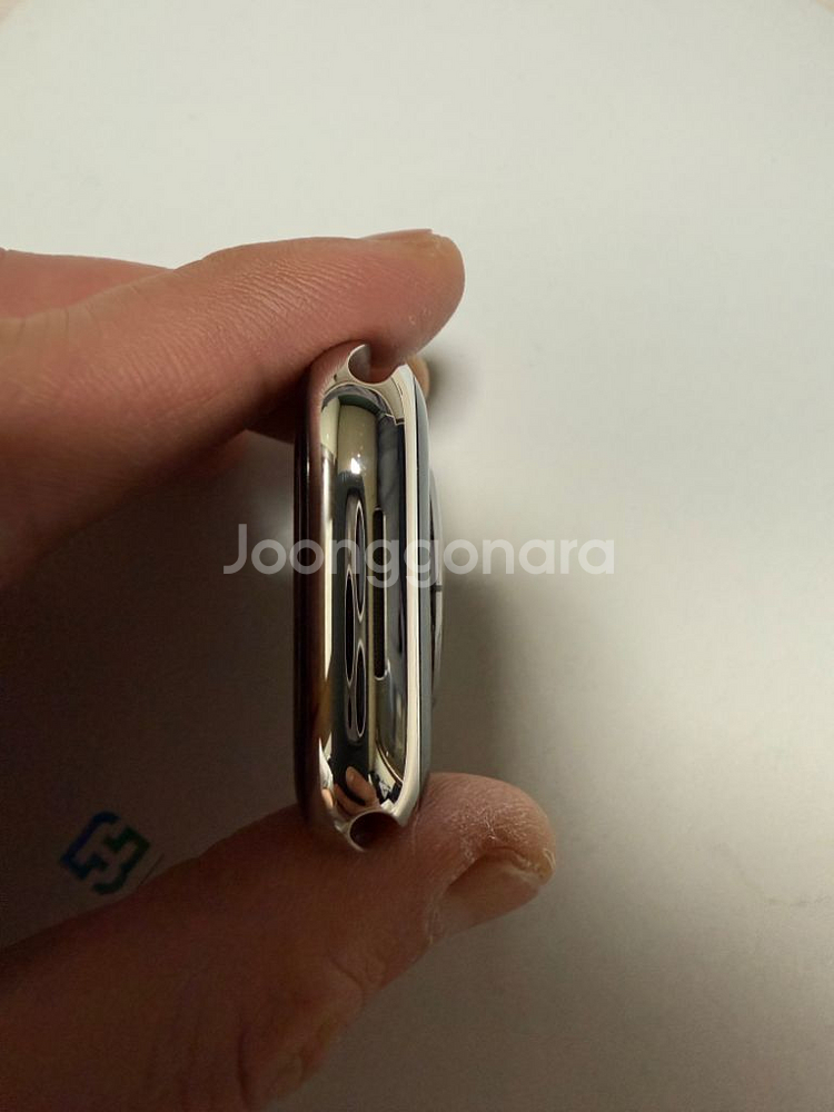 애플워치9 41mm 스테인리스 스틸 55만원에 팝니다--3