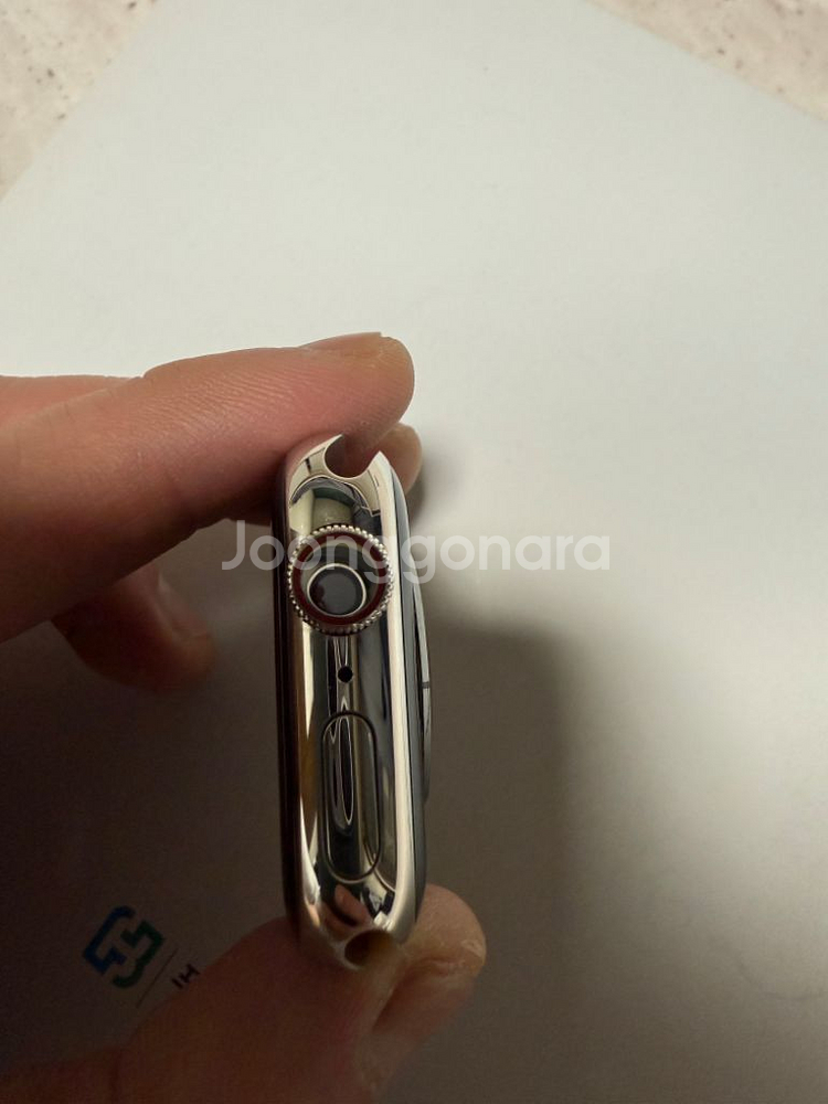 애플워치9 41mm 스테인리스 스틸 55만원에 팝니다--5