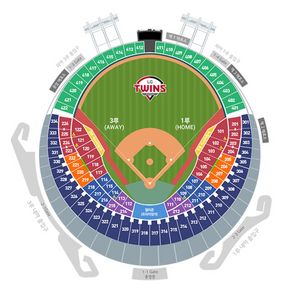 3월 27일(목) LG 대 한화 1루 레드석 2연석